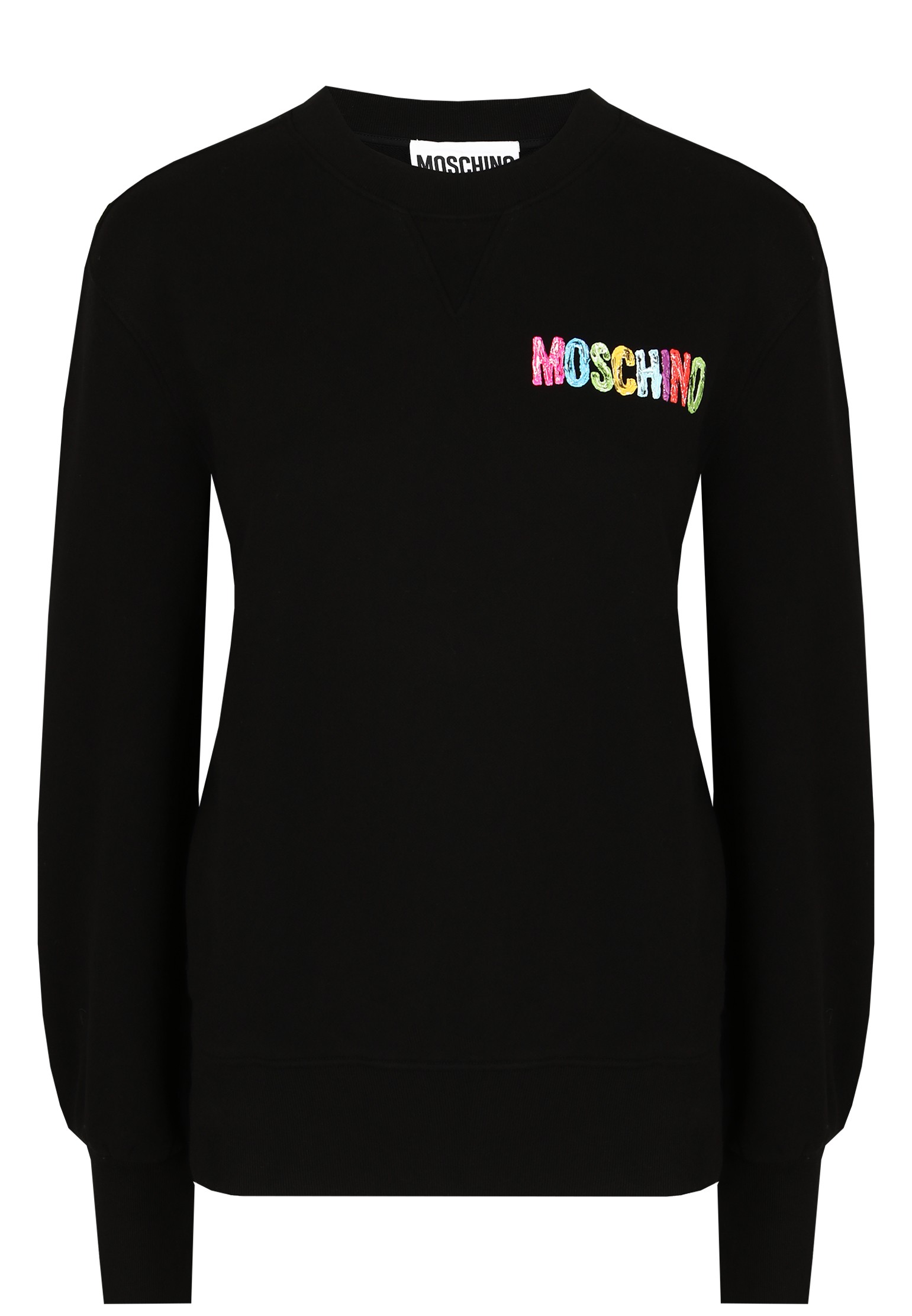 

Свитшот женский MOSCHINO 131616 черный 40 IT, 131616