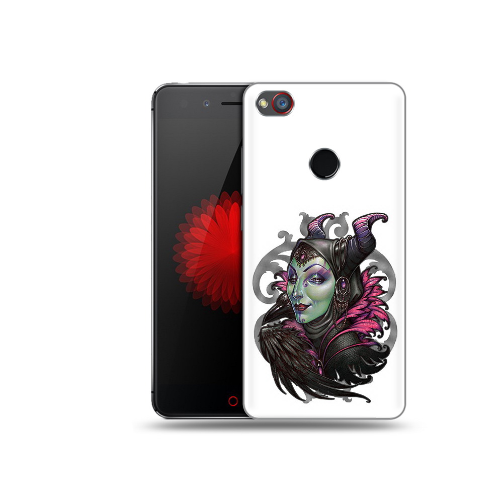 

Чехол MyPads Tocco для ZTE Nubia Z11 зеленая девушка с вороном (PT48017.468.357), Прозрачный, Tocco