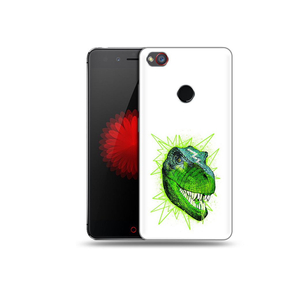 

Чехол MyPads Tocco для ZTE Nubia Z11 зеленый динозавр (PT48017.468.358), Прозрачный, Tocco