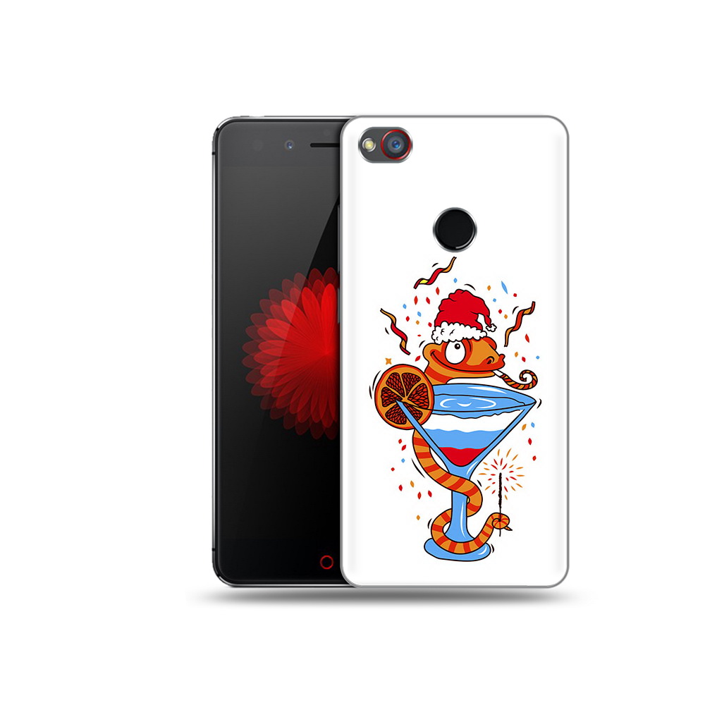 

Чехол MyPads Tocco для ZTE Nubia Z11 змейка (PT48017.468.364), Прозрачный, Tocco
