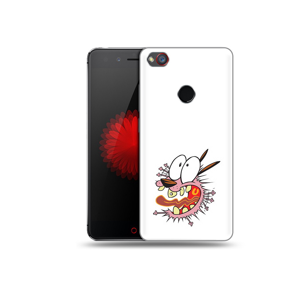 

Чехол MyPads Tocco для ZTE Nubia Z11 испуганный бобик (PT48017.468.381), Прозрачный, Tocco