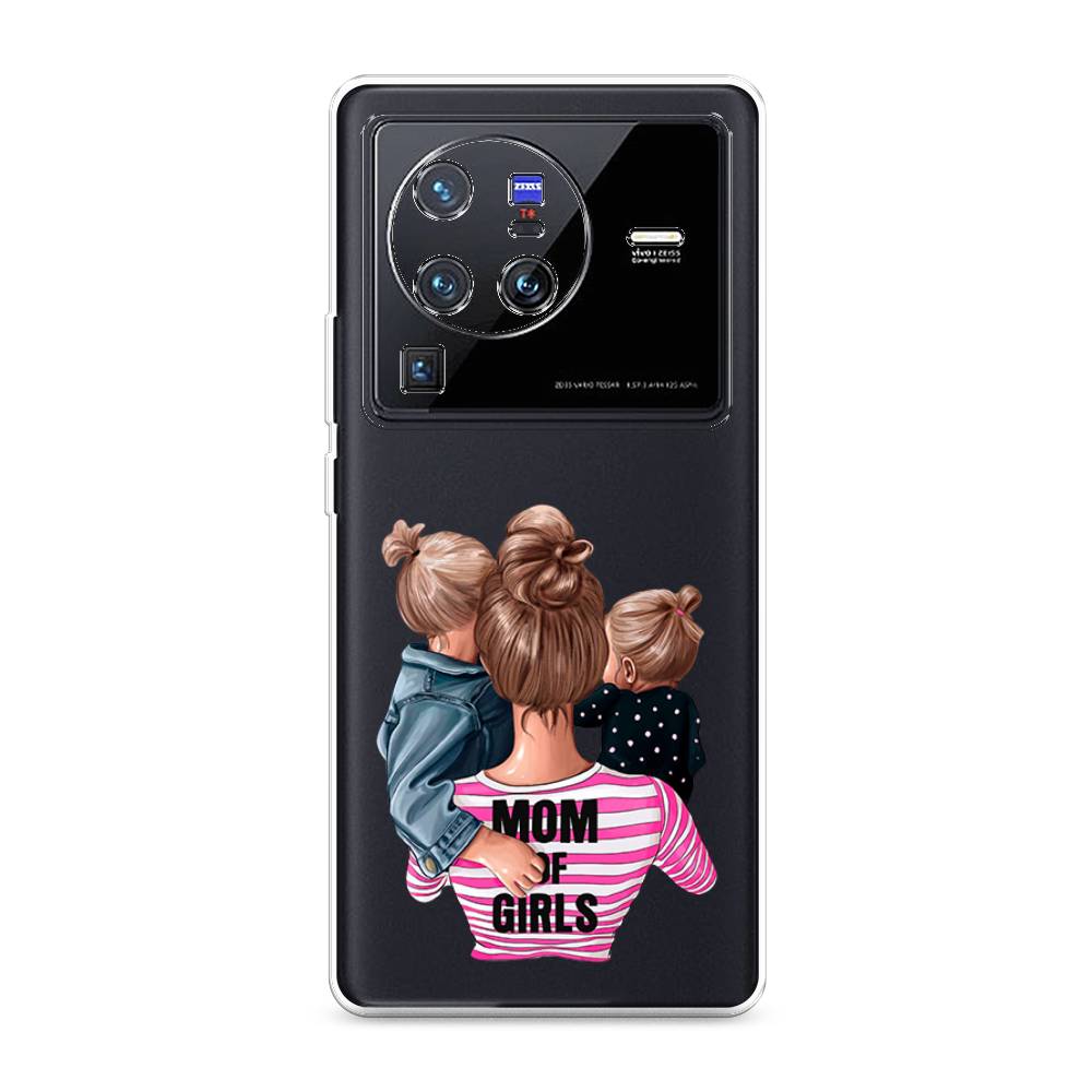 

Чехол Awog на Vivo X80 Pro "Mom of Girls", Разноцветный, 266650-6