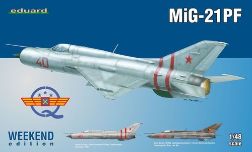 фото Сборная модель eduard 1/48 самолет мuг-21пф 84127