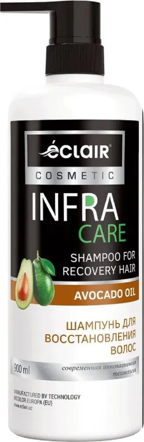 Шампунь для восстановления волос ECLAIR Infra Care, 900 мл