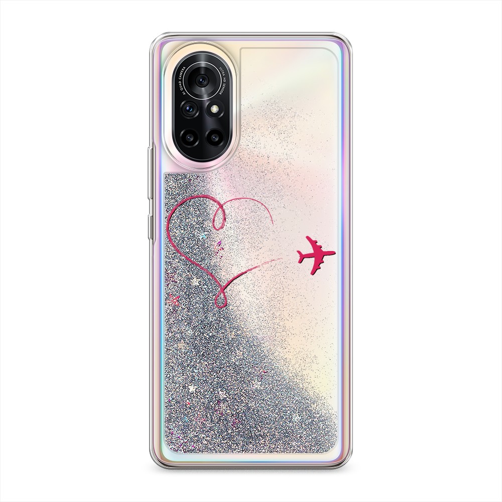 

Чехол Awog на Honor V40 Lite/Nova 8 "Сердце и самолет", Разноцветный, 6105791-1