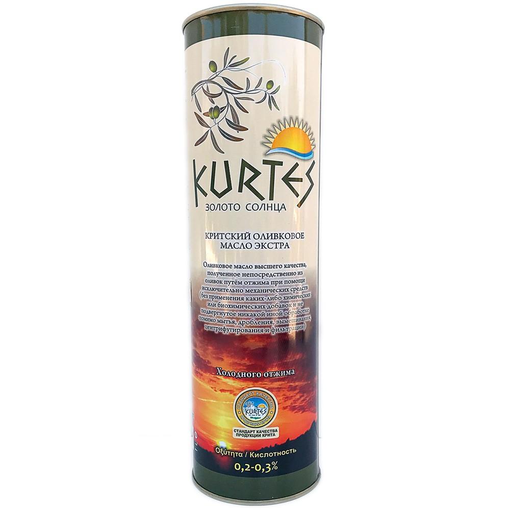 

Оливковое масло KURTES Extra virgin PDO 1 л.