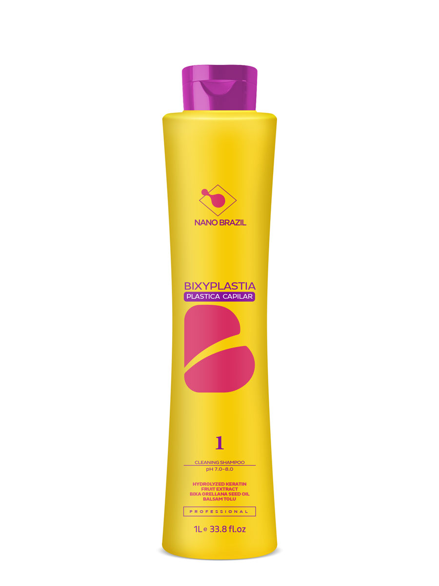 Шампунь для волос Nano Brazil Bixyplastia Cleaning Shampoo 1000 мл nano tap шампунь для бровей brow shampoo