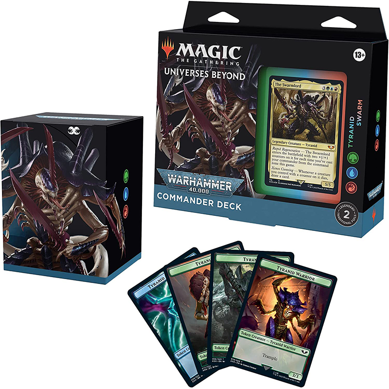 фото Дополнение для кки mtg колода commander tyranid swarm - universes beyond warhammer 40,000 magic: the gathering