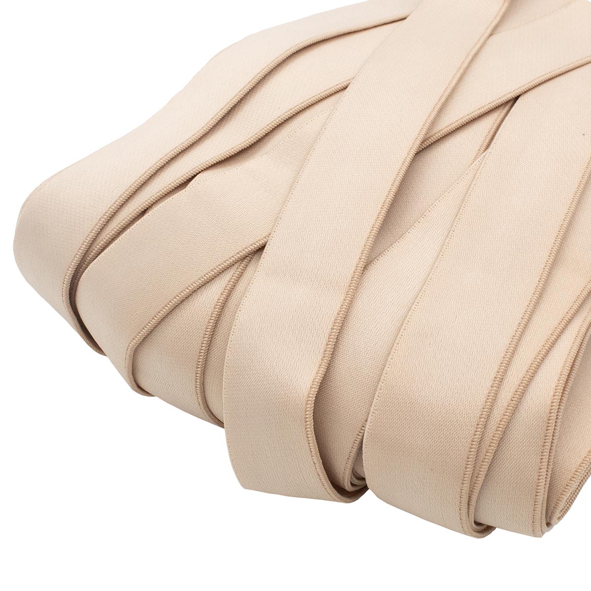 

Эластичная бретелечная глянцевая лента АЙРИС, STD/88,22мм*25м, бежевый