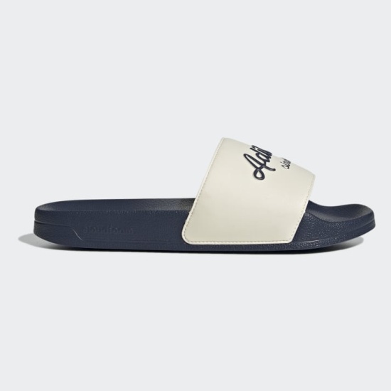 фото Шлепанцы мужские adidas adilette shower белые 8 uk