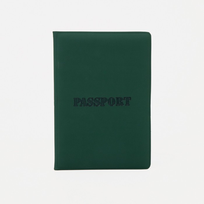 Обложка для паспорта унисекс NoBrand 9279594, зелёный