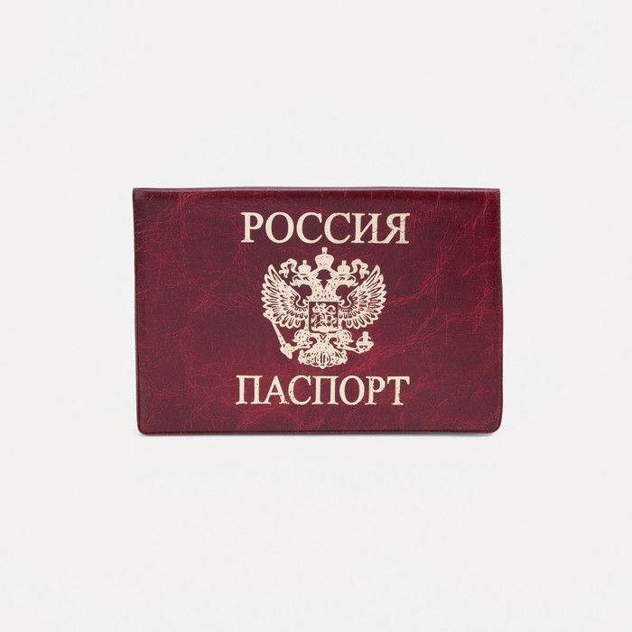 Обложка для паспорта унисекс NoBrand 7723769, красный