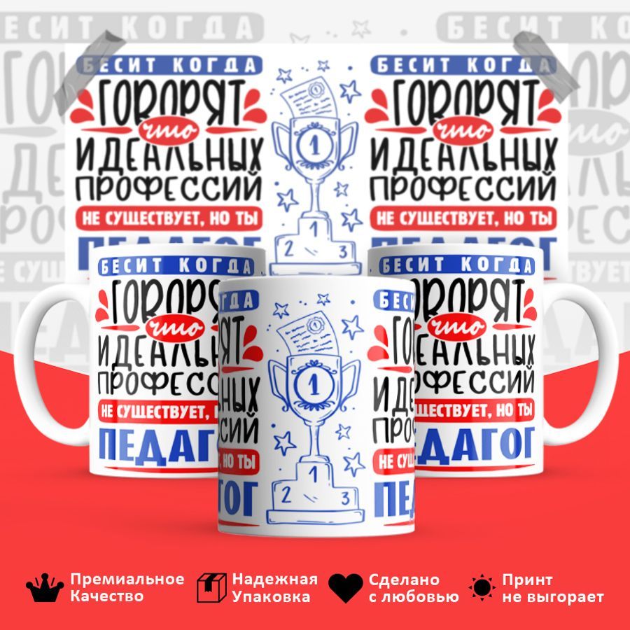 

Кружка BS_cup8466 Идеальная профессия Педагог 330мл