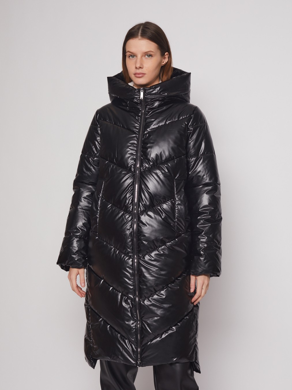 Пальто женское Zolla 022425202084 черное L