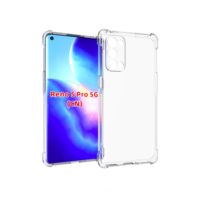 

Чехол задняя-панель-накладка-бампер MyPads Tocco для OPPO Reno5 Pro 5G с защитой углов про, Прозрачный