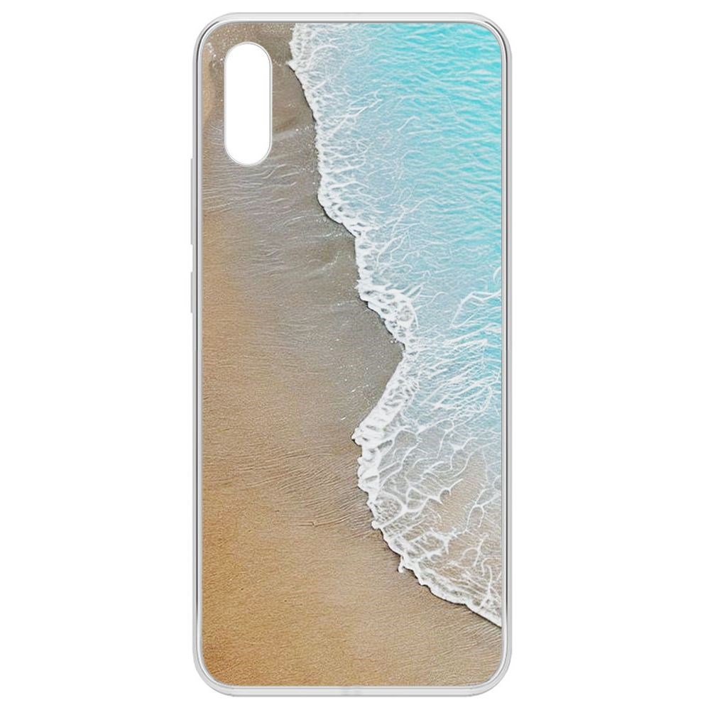 

Чехол-накладка Krutoff Clear Case Прибой для Xiaomi Redmi 9A, Прозрачный