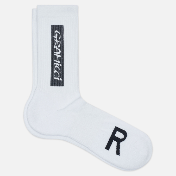 

Носки Gramicci Logo Print белый, Размер 43-46 EU, Logo Print