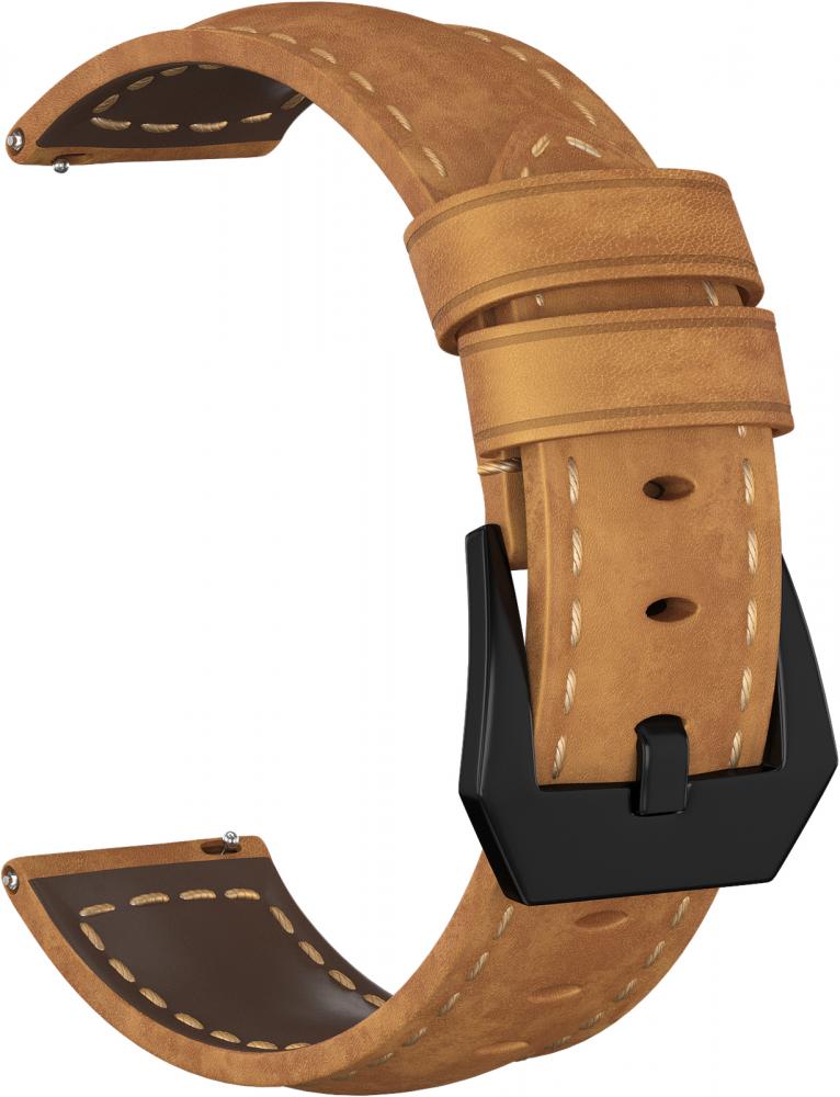 

Ремешок замшевый GSMIN Suede 2 Black 22 для Garmin Instinct (Светло-коричневый)