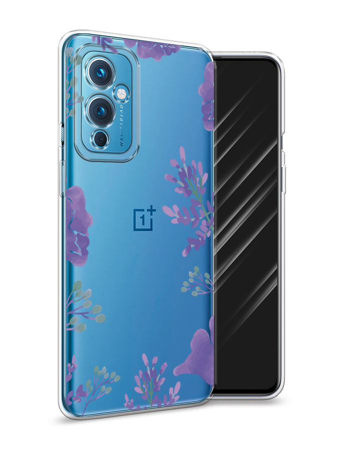 

Чехол Awog на OnePlus 9 LE2110 / ВанПлас 9 LE2110 "Сиреневая цветочная рамка", Разноцветный, 152750-8