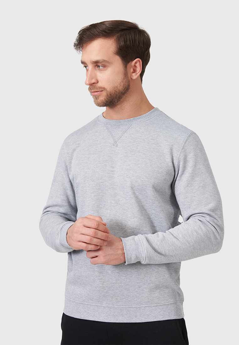 

Свитшот мужской Modis M211M001782GAJM серый 54 RU, M211M00178