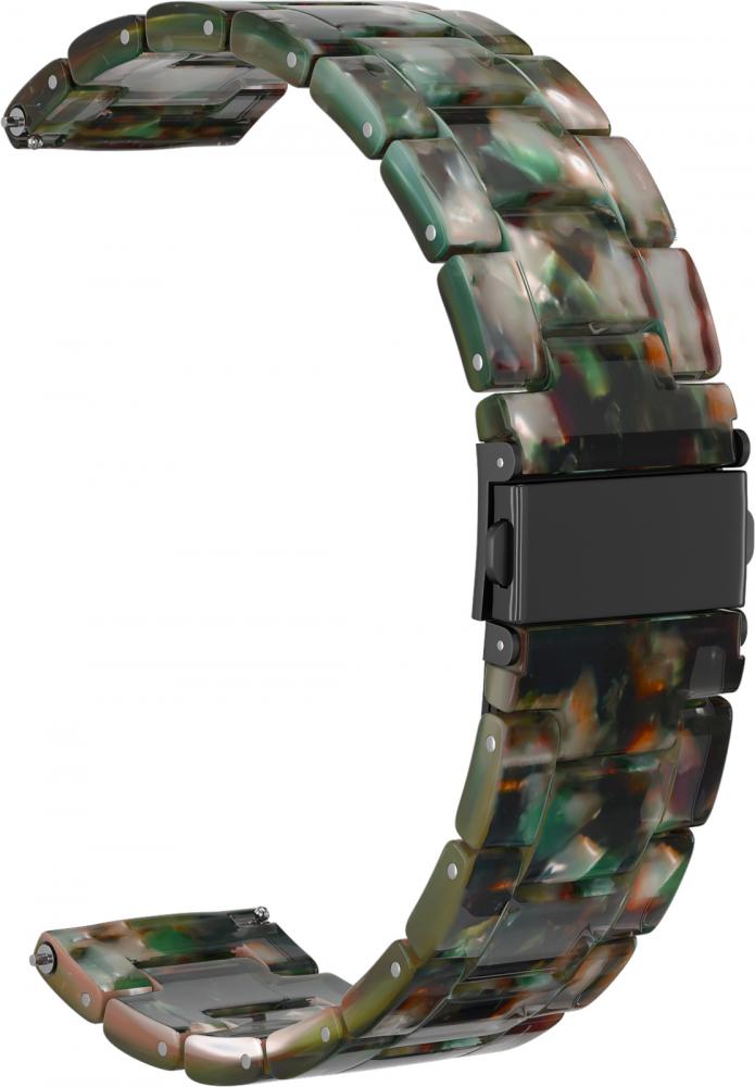

Ремешок из смолы GSMIN Farl 22 для Ticwatch Pro (Бежево-голубой)