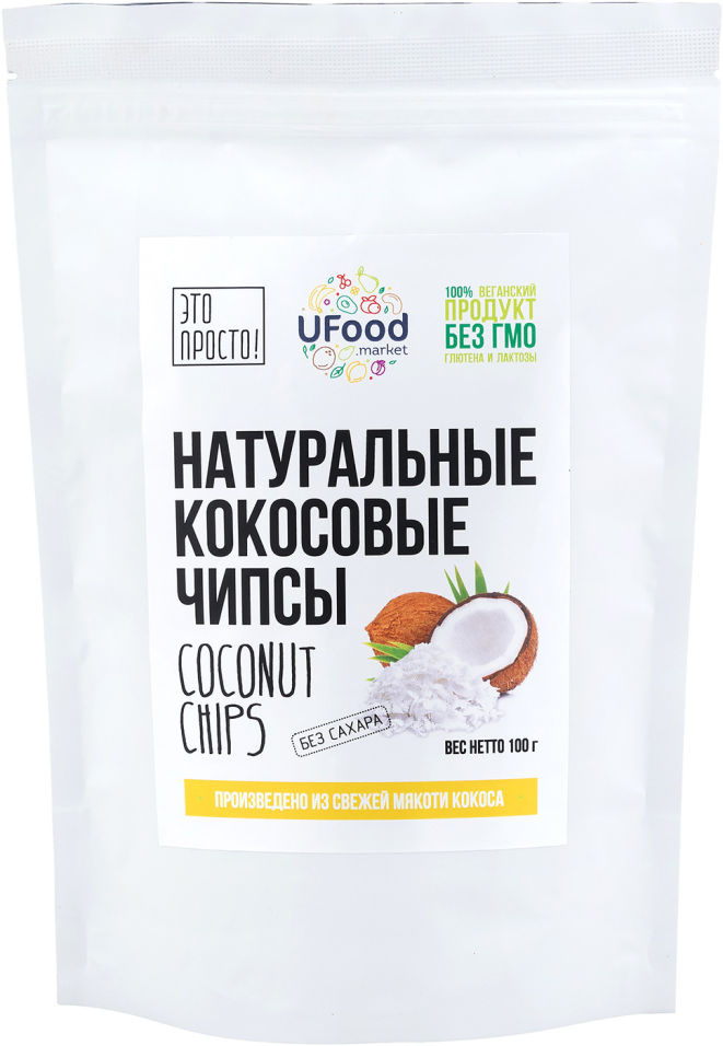 

Чипсы Ufood Кокосовые 100г