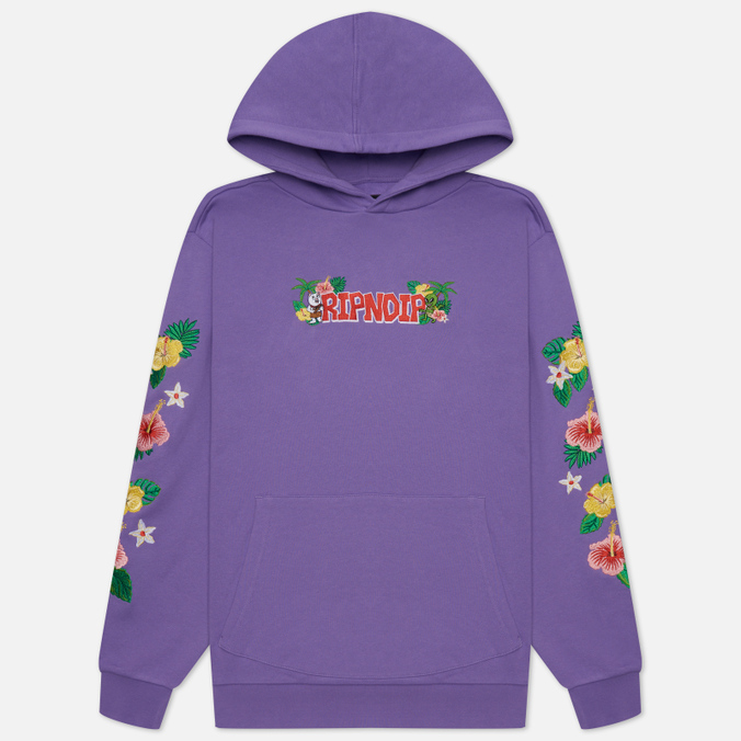 

Мужская толстовка Ripndip Aloha Nerm Hoodie фиолетовый, Размер M, Aloha Nerm Hoodie