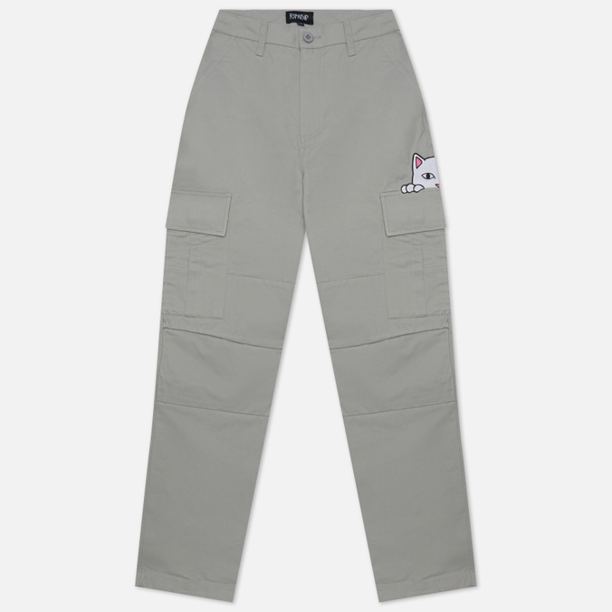 Мужские брюки Ripndip Peeking Nermal Cargo серый, Размер 36