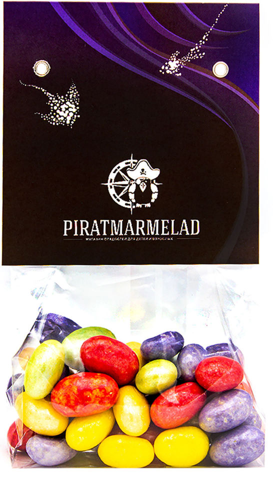 

Драже Pirat Marmelad Миндаль в белом шоколаде ассорти 200г