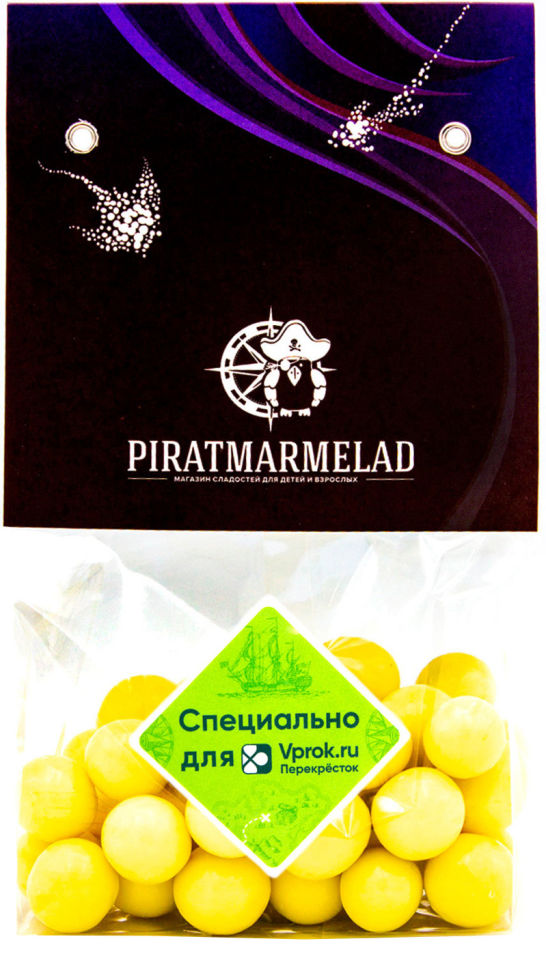 

Драже Pirat Marmelad Фундук в белом шоколаде 200г