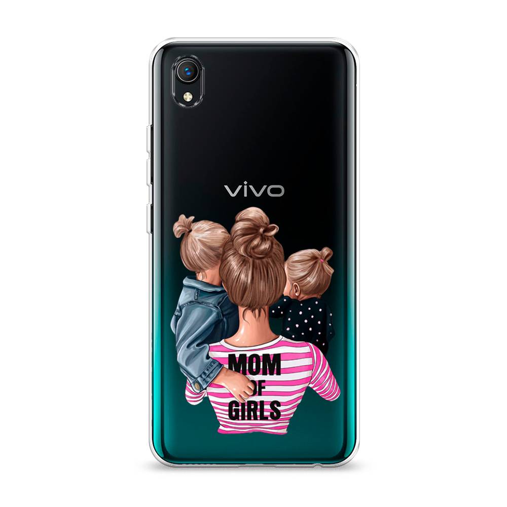 

Чехол Awog на Vivo Y91c/Y1s "Mom of Girls", Разноцветный, 263250-6