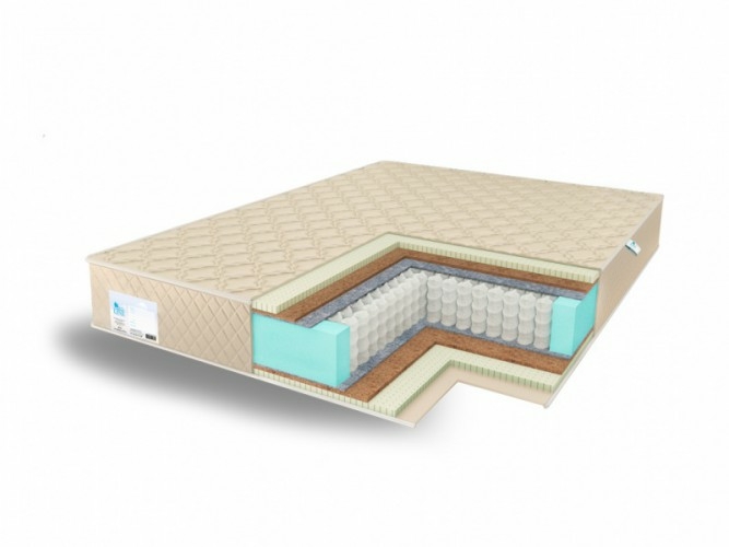 

Матрас Comfort Line Medium Light S1000 125х185, Бежевый;белый;серый;серебристый, Medium Light S1000