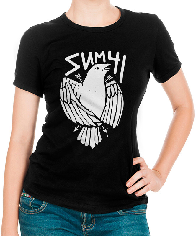 

Футболка женская Design Heroes Sum 41 черная L, "Sum 41"