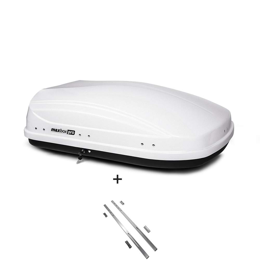 

Автобокс MaxBox Pro 430л, белый матовый, 136х96х42, усилители дна, MaxBox Pro усилители