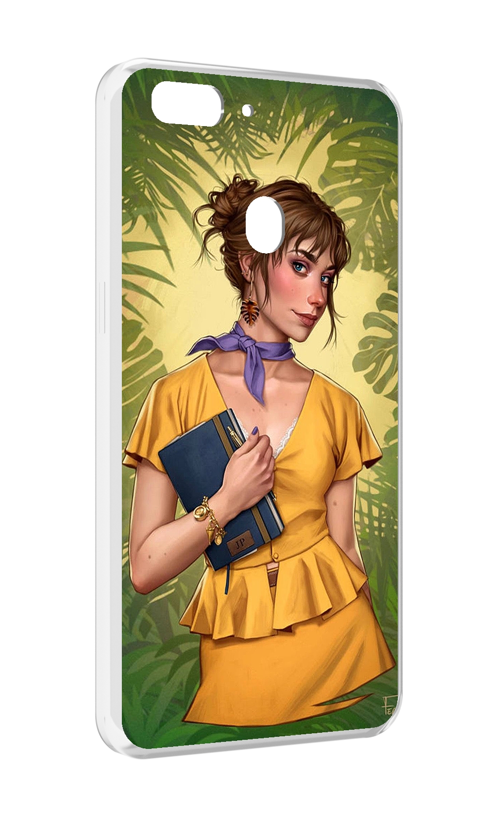 

Чехол MyPads девушка-в-зелени женский для Oppo Realme 2, Прозрачный, Tocco