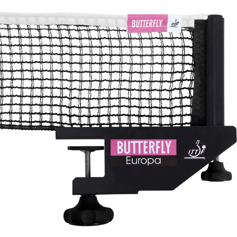 

Сетка для настольного тенниса Butterfly Europa ITTF, Black, Europa ITTF