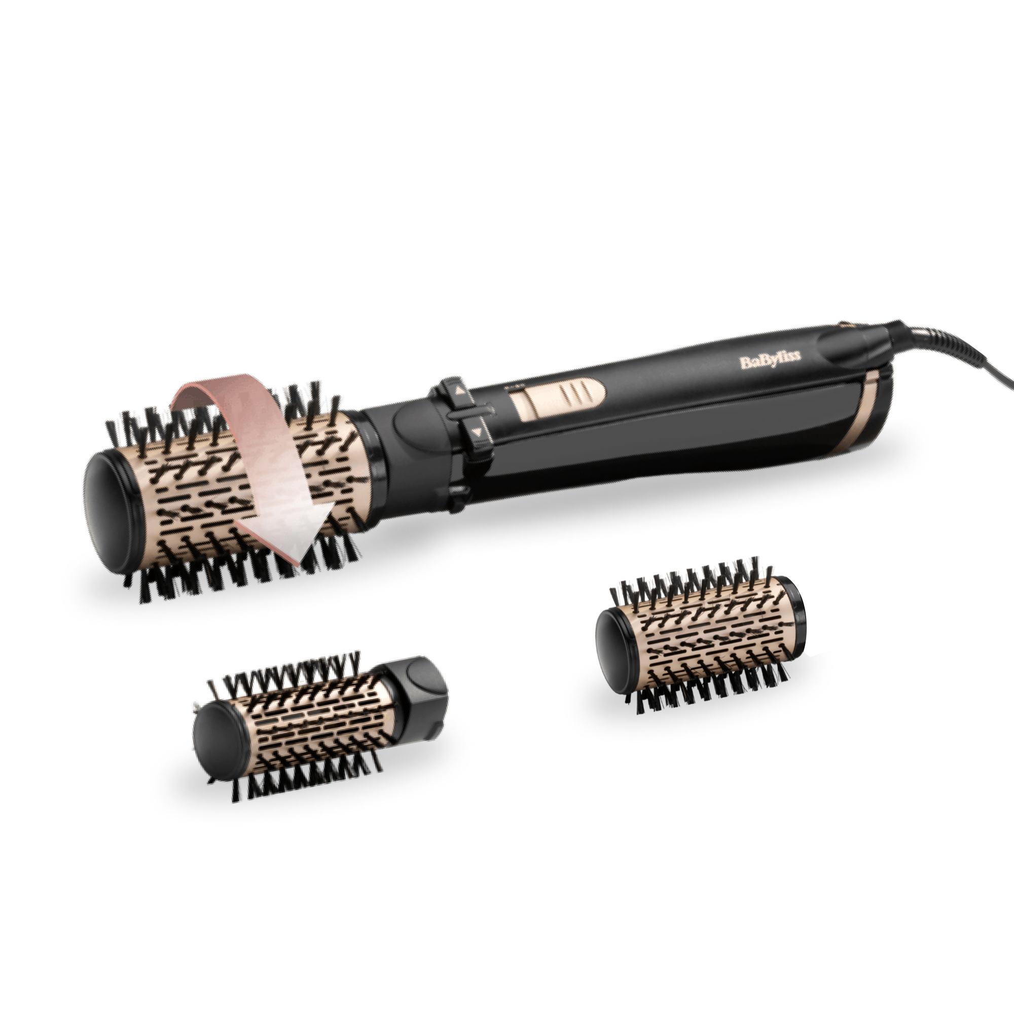 

Фен-щетка BaByliss AS962E 1000 Вт золотистый; черный, AS962E