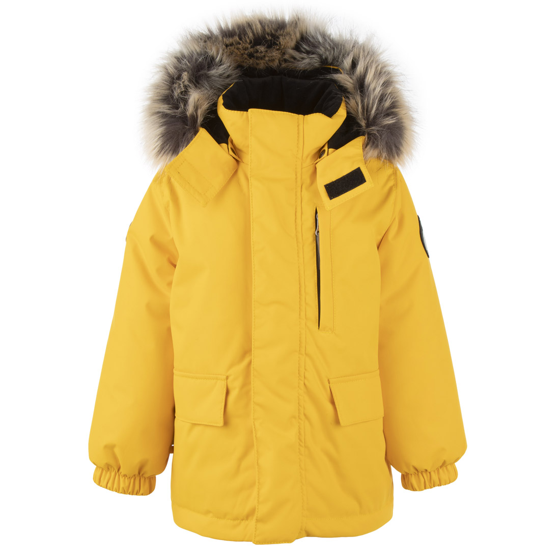 

Куртка-парка для мальчиков SNOW Kerry цв.желтый р.128, K20441_2021