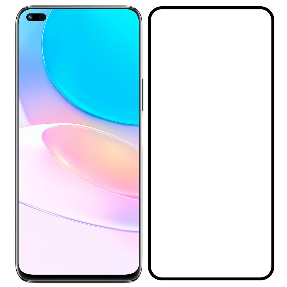

Стекло защитное Full Glue Premium Krutoff для Huawei Nova 8i черное