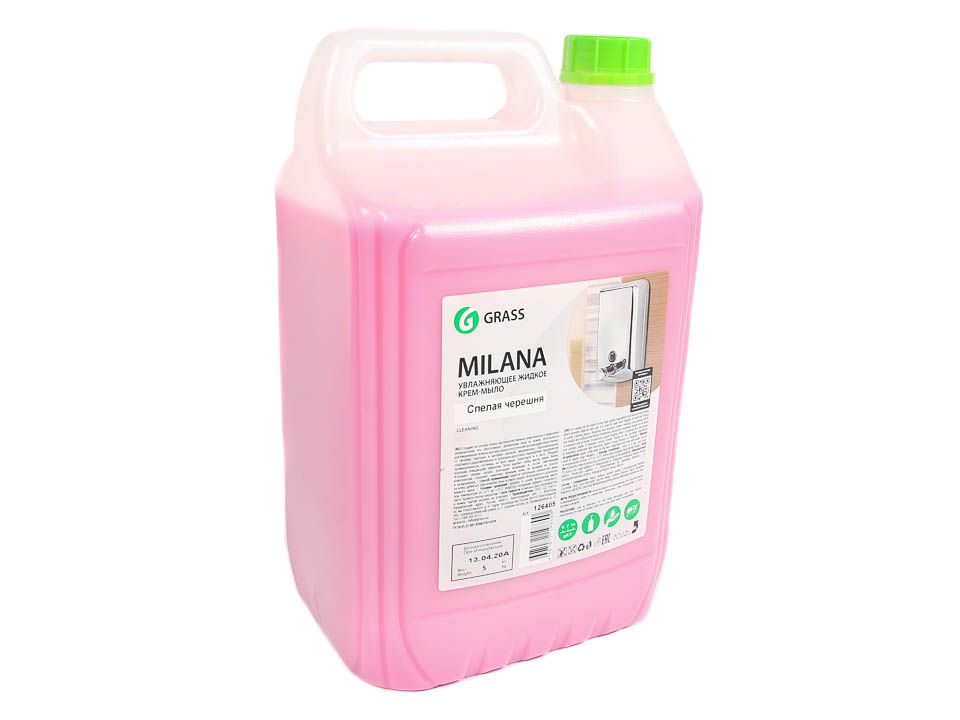 

Мыло Жидкое Жидкое Крем-Мыло Milana Спелая Черешня 5Кг Grass 126405 GraSS 126405