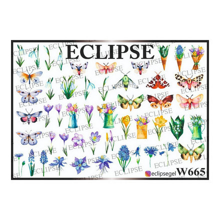 

Набор, Eclipse, Слайдер-дизайн для ногтей W №665, 3 шт.