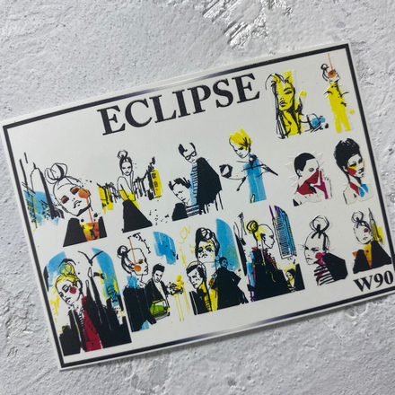 

Набор, Eclipse, Слайдер-дизайн для ногтей W №90, 2 шт.