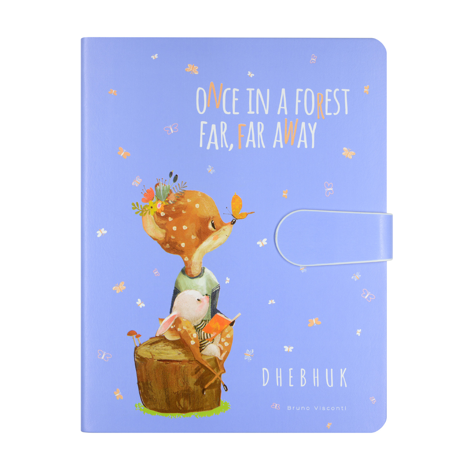 

Дневник с магнитным хлястиком "Forest Dream. Олененок на пеньке", 10-158/24