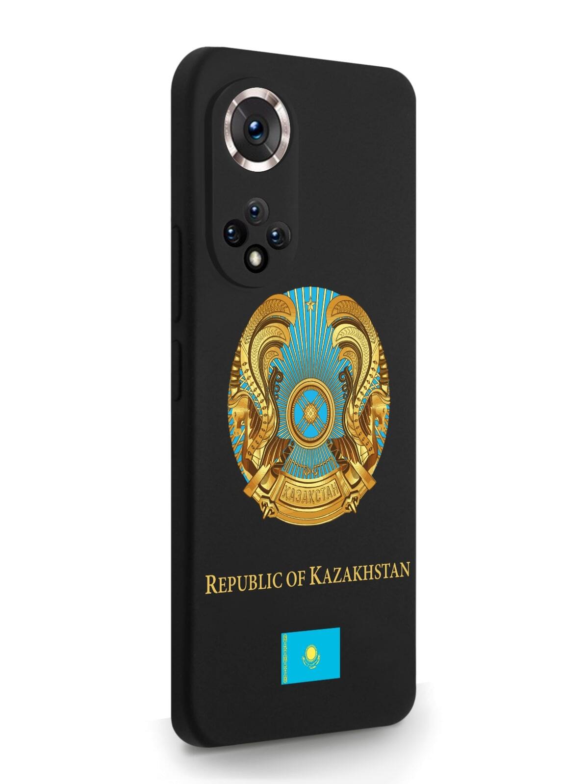 фото Чехол signumcase honor 50 герб казахстана черный
