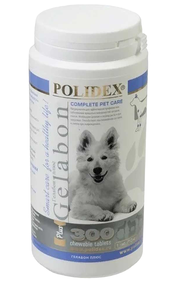 Таблетки для собак Gelabon Polidex plus, 300 таб.