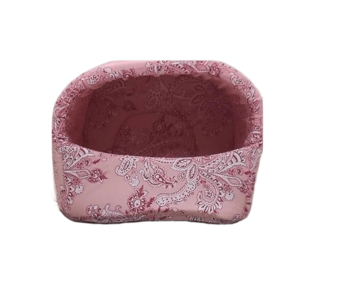 CLP Домик Ракушка для животных, бязь, розовый с рисунком
