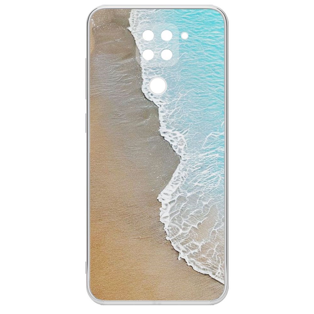 Чехол-накладка Krutoff Clear Case Прибой для Xiaomi Redmi Note 9