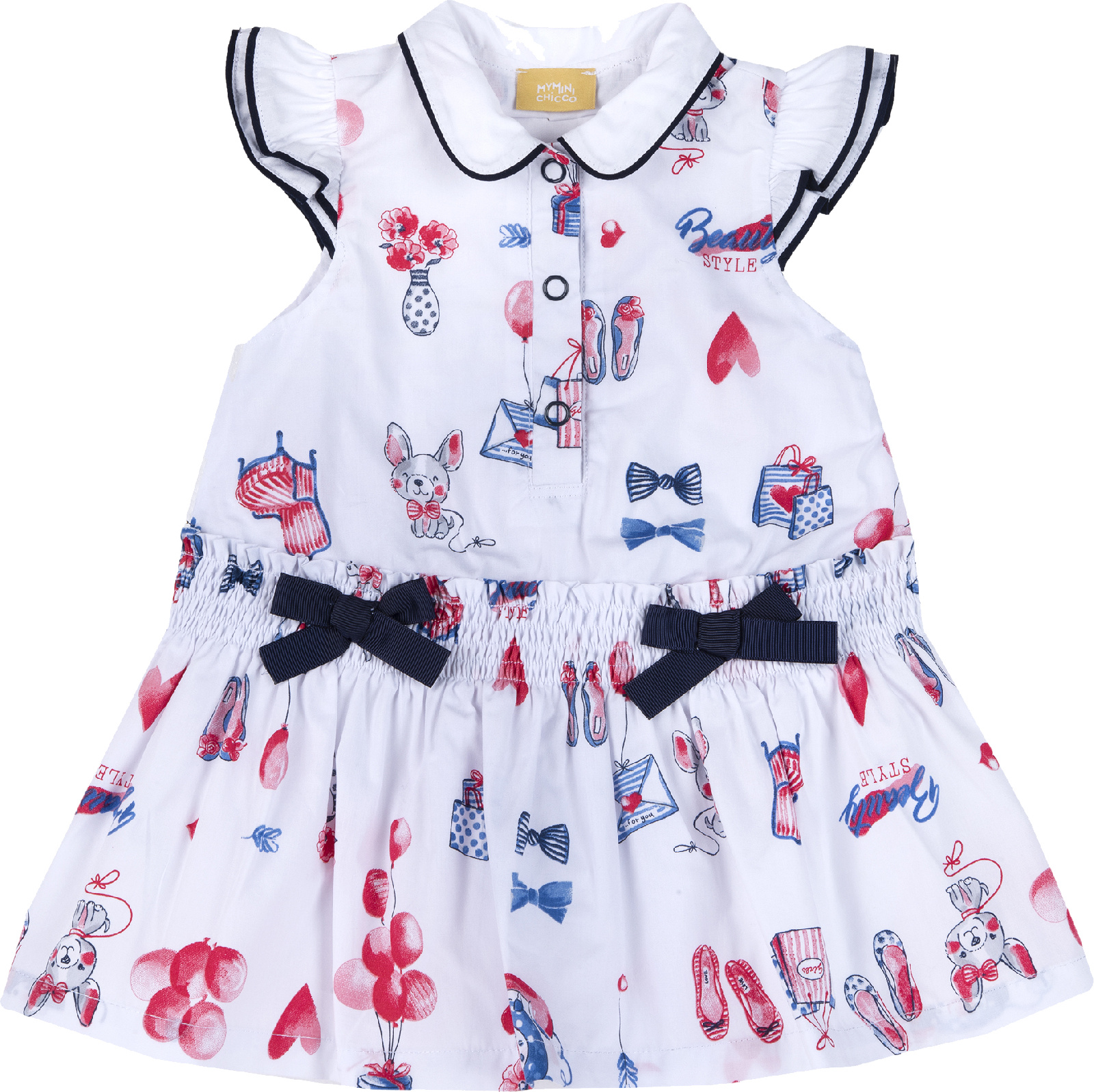 

Платье Chicco 09003888086037 цв. белый р. 86, 9003888