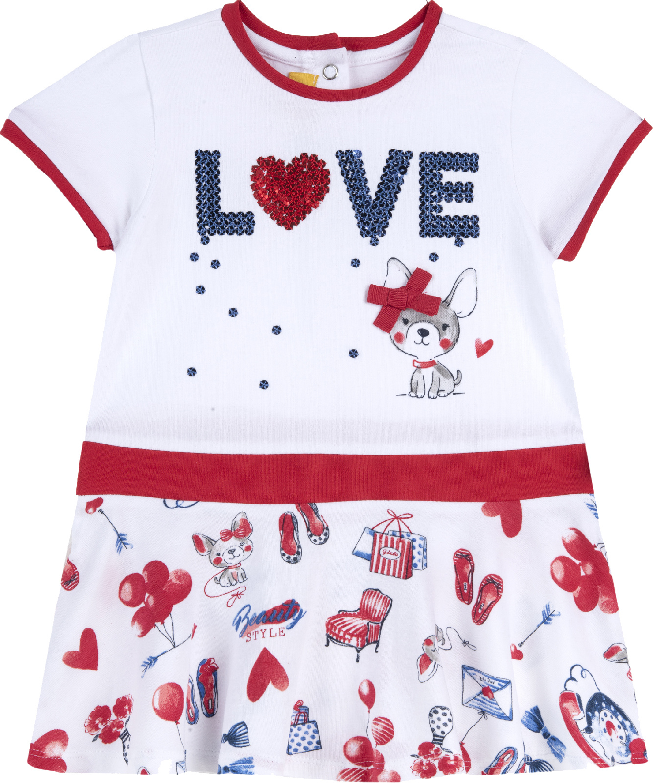 

Платье Chicco 09003889110037 цв. белый р. 110, 9003889