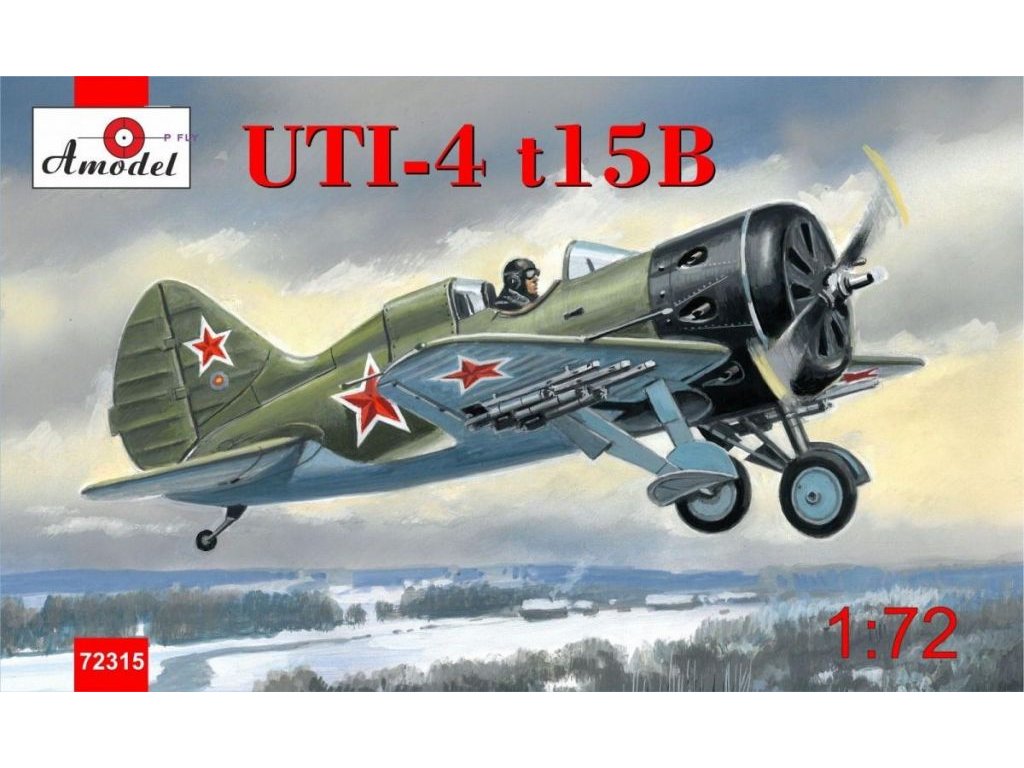 

Сборная модель Amodel 1/72 УТИ-4 т15Б 72315